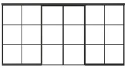 Patishon Double Hinged Partition 4630mm