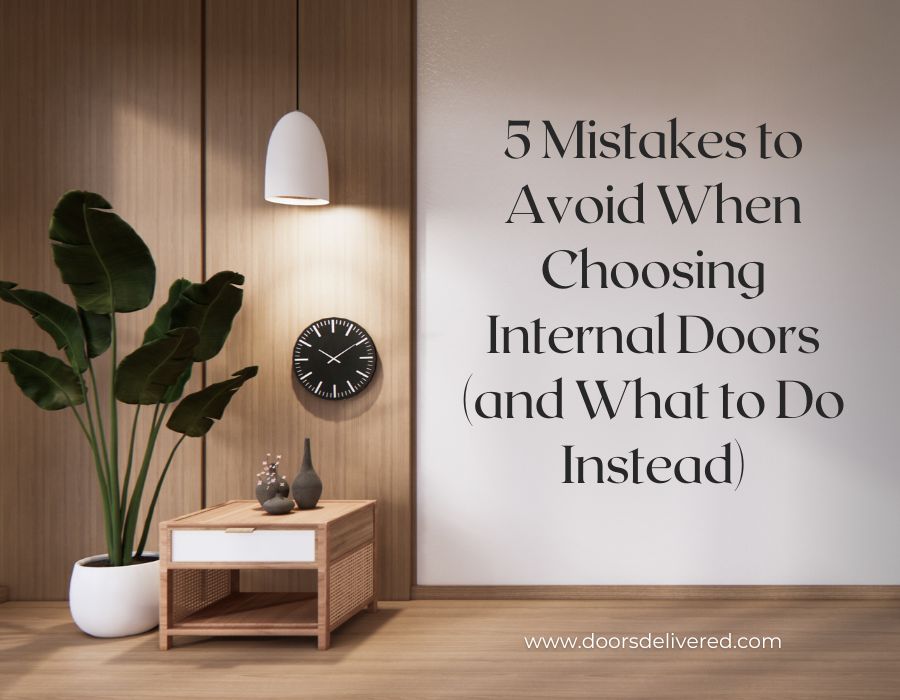 Doors Delivered | 5 Mistakes to Avoid When Choosing Internal Doors (and What to Do Instead)