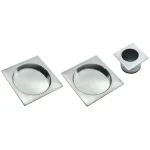 Square Satin Flush Pull