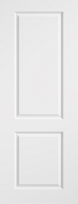 White Moulded Smooth 2 Panel