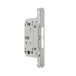 AGB Touch & Close with strike plates for ALU doors - Satin Chrome