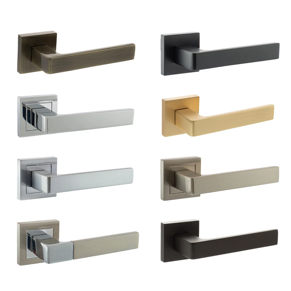Atlantic S40S Status Montana on Square Rose Door Handle Pack 1 Atlantic S40S Status Montana on Square Rose Door Handle Pack