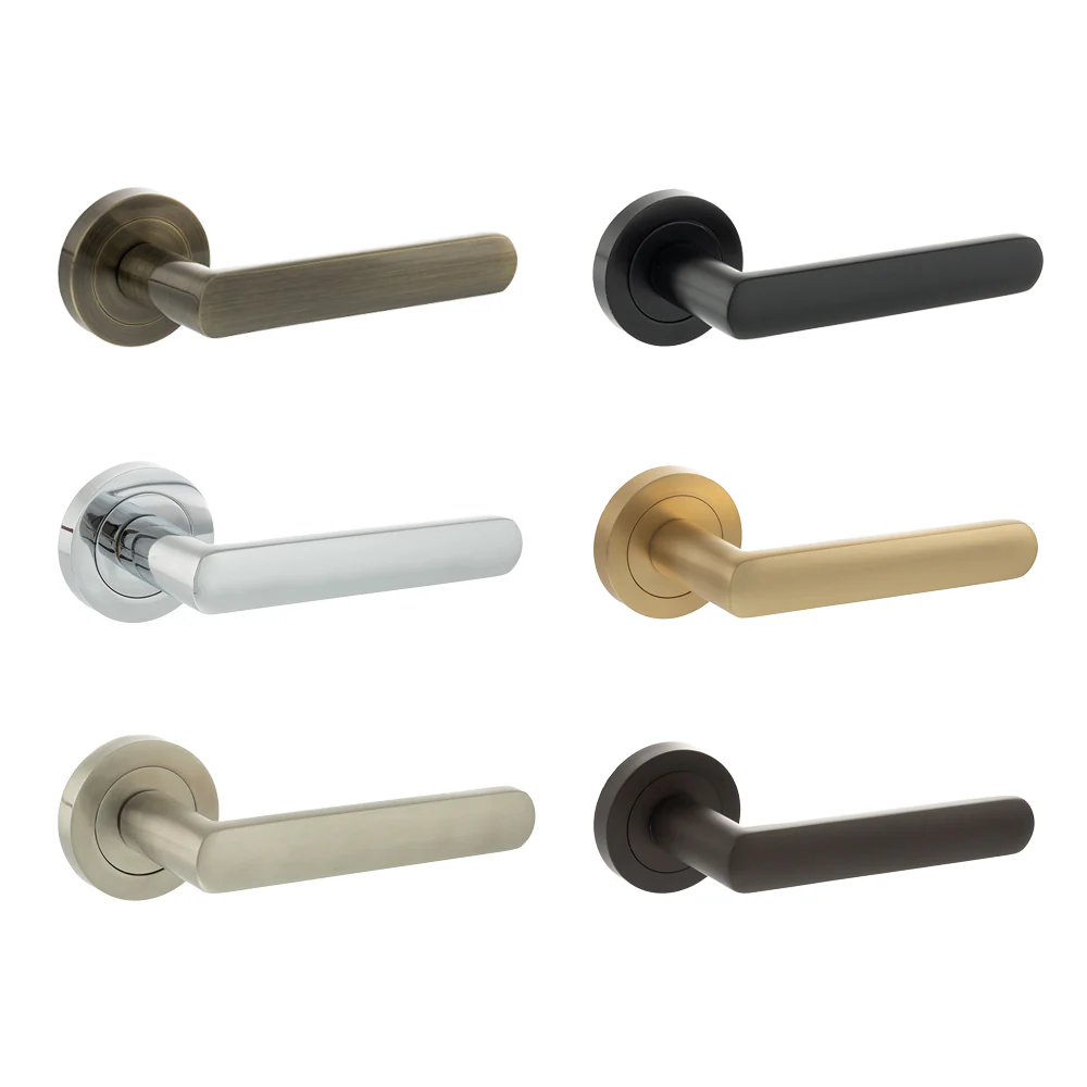 Atlantic S42R Status Carolina on Round Rose Door Handle Pack 1 Atlantic S42R Status Carolina on Round Rose Door Handle Pack