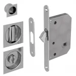 Square Satin Bathroom Lock