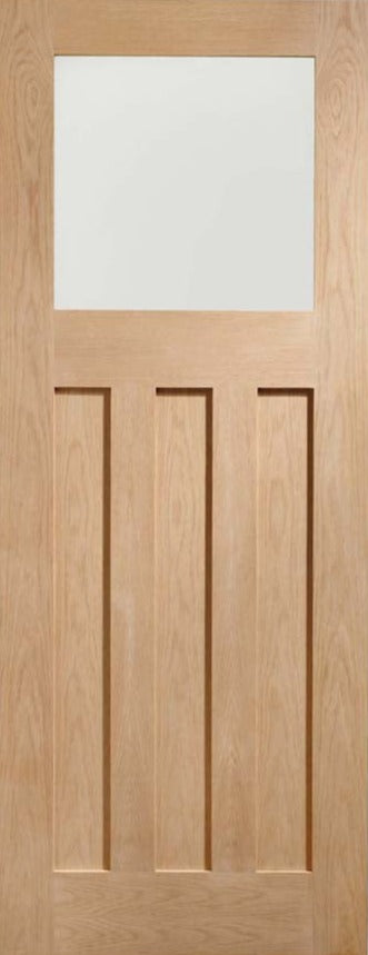 XL Joinery Prefinished Oak DX Obscure Glazed