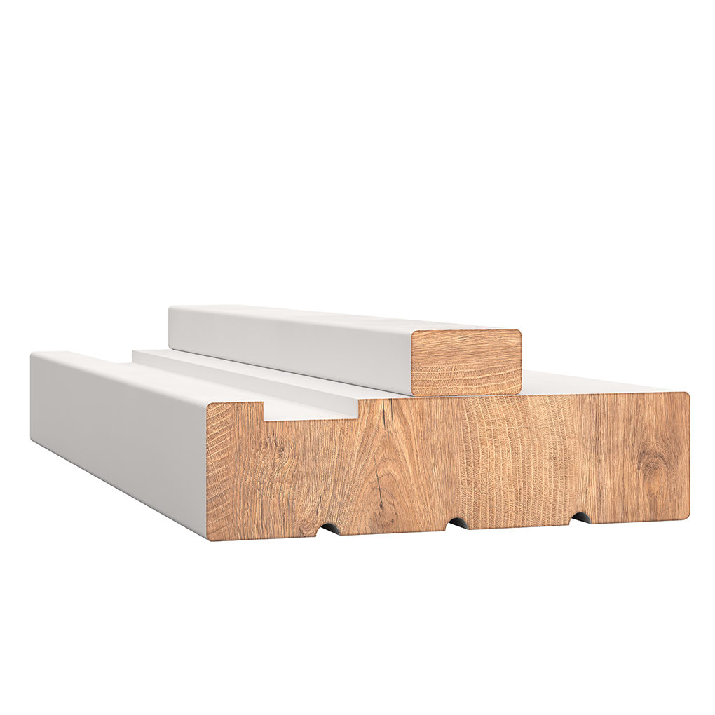 LPD Primed Internal White FD30 Fire Rated Door Lining with Loose Stop