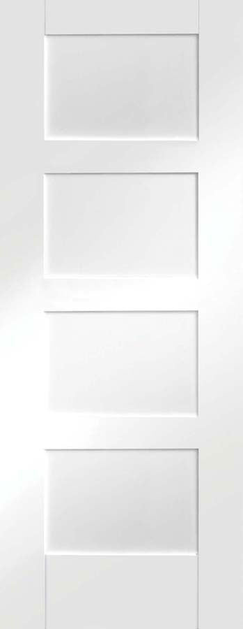 XL Joinery White Primed Shaker 4 Panel